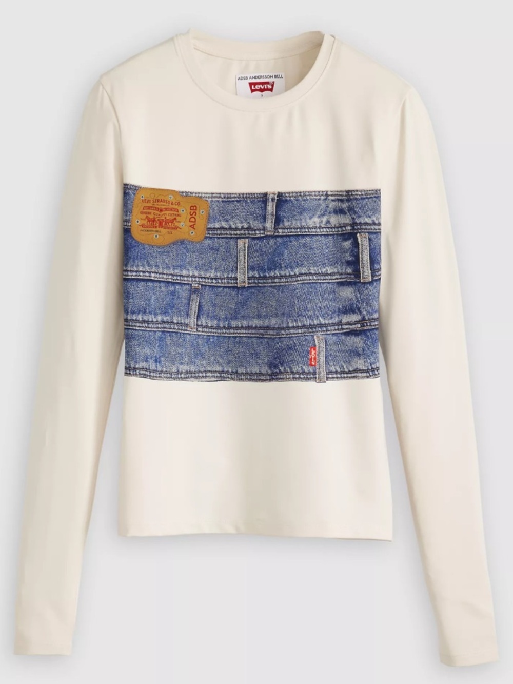 New Levis X ADSB Andersson Bell Second Skin Top Long Sleeve Shirt - Picture 2 of 9